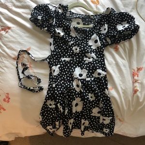 Polka Dot Wrap Dress